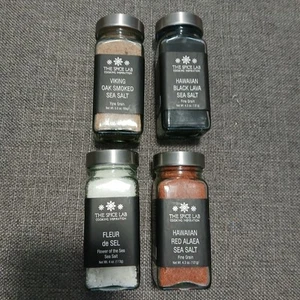 SPICE LAB Gourmet Salts, Wikinger Eiche geräuchertes Meersalz, hawaii schwarze Lava und mehr - Bild 1 von 2