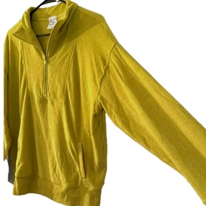 Aerie Offline Sweatshirt Womens Sz M Towel Terry Cloth NWT Pool Beach Vacation - Picture 1 of 14