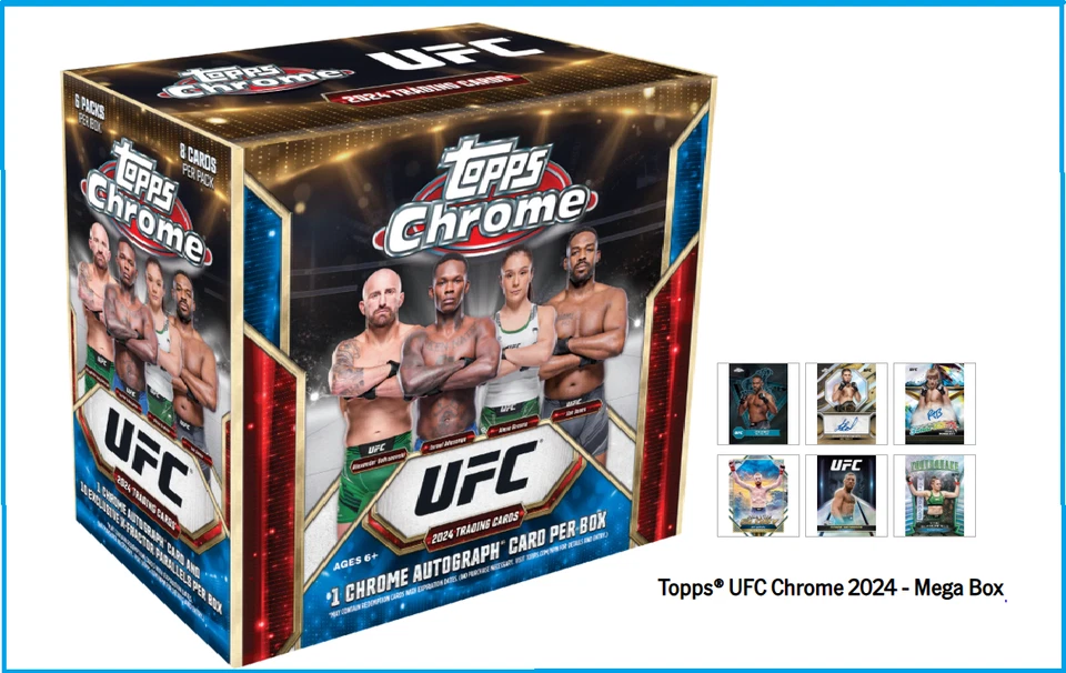 TOPPS CHROME UFC 2025 MEGA BOX | Exklusive REFRACTOR CHANCE & Chrome-Glanz!