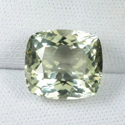 8,28 ct ULTRA RARO VERDE AMARILLENTO BERILO NATURAL - Cojín Ver Vdo 2081 BL Foto 1 de 2