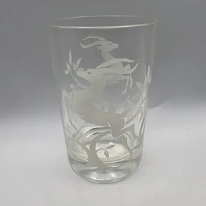 Vintage Federal Glass Co. "Gazelle"- 5" Tumbler Retro 1950's - Picture 1 of 3