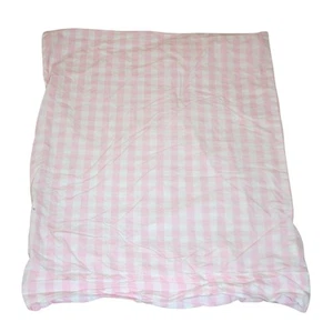 Federa standard per bambini fienile in ceramica Lt rosa bianco check 20x30 asilo biologico - Foto 1 di 3