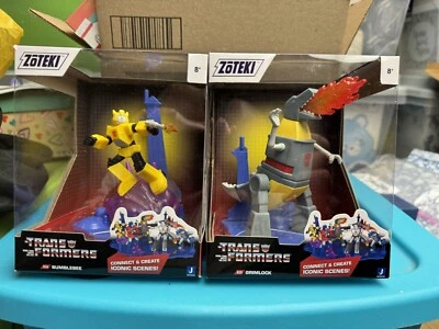 2020 Zoteki Transformers Lot Of 2 Grimlock & BumbleBee NEW - Image 1 of 4