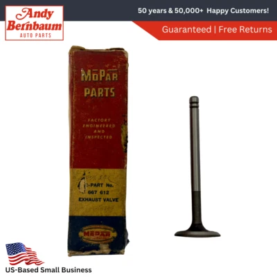 Válvula de escape del motor Desoto Chrysler Windsor 1937-1948 con 6 cilindros 667612 Nuevo de Lote Antiguo Foto 1 de 4