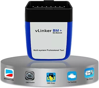 Vgate vLinker BM+ Bluetooth 4.0 OBD2 Diagnosegerät für Android & IOS Windowns - Bild 1 von 4