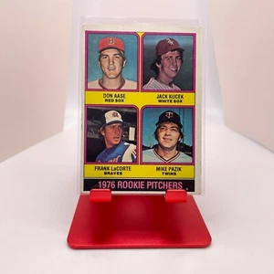 1976 Topps Baseball #597 Aase Kucek LaCorte Pazik Rookie lanciatori - Foto 1 di 2