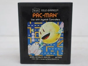 Pac-Man (sears with orange label) (Atari 2600, 1981) Cart Only - Picture 1 of 2