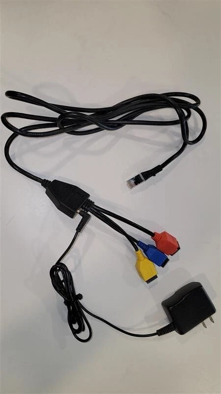 PAX SP30 Tri-Color Rainbow Cable with Power Adapter for POS Integration - Image 1 of 1