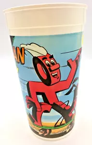 VTG 90s Jello-Man/Wobbly shaker cup tumbler NO LID Instant Pudding instructions - Picture 1 of 7