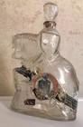 RARE Vintage Liquor Bottle Knight Horse Vintage Glass Soldier Knight Collectors
