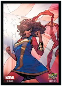 Marvel Ms. Marvel Deck Protector Sleeves Ultra Pro 65 Count Matte Free Shipping - Picture 1 of 1