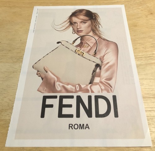 Pubblicità FENDI ROMA 2021 Ritaglio Pubblicità Stampa Rivista