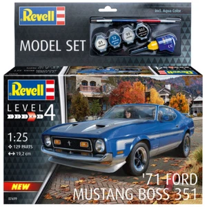 Revell 1/25 Model Car Kit Ford Mustang Boss 351 Set 67699 - Picture 1 of 5