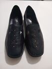 Hotter Calypso Women's Purple/Navy Blue Real Leather Shoe Uk 5.5 Eu 38.5 Heel4cm