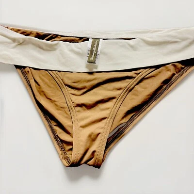 Tommy Bahama Women’s Size M Brown & White Bikini Bottoms - Image 1 of 4