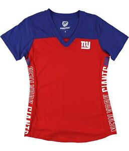 G-III Sports Womens New York Giants Graphic T-Shirt, Red, Small
