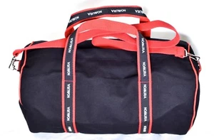 NOMURA Duffle Travel Bag Black & Red 17" Long x 10" Tall x 10" Wide NEW - Picture 1 of 4