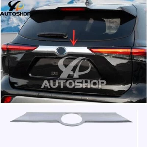 For Toyota Highlander 2020-2022 Chrome Rear Trunk Lid Trim molding Cover - Picture 1 of 5