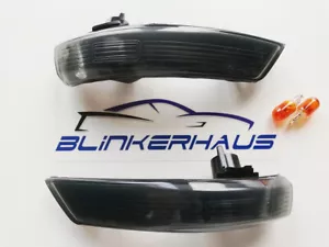 SCHWARZE Seitenblinker Spiegelblinker Ford Focus 2/3 MK2/Mk3 RS ST Mondeo Mk4 - Bild 1 von 6