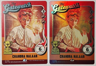 MTG Secret Lair Chandra Nalaar -SLD Magic: The Baseballing [UPick Foil/Reg] NM - Image 1 of 2