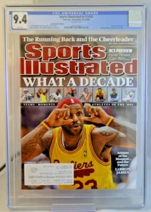 Sports Illustrated #v111 #26 December 28 2009 LeBron James CGC 9.4 CROOM B1 - Picture 1 of 3