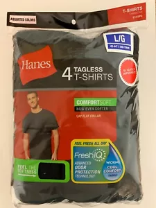 Hanes Men's T-Shirt Tagless ComfortSoft Crewneck 4-Pack 2165 - Picture 1 of 3