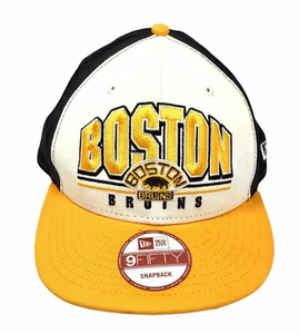Gorra New Era BOSTON BRUINS 9Fifty LETRA BLOQUE - NHL Vintage Hockey Snapback Hat - Imagen 1 de 5
