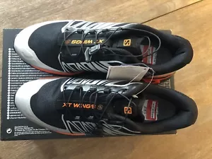Salomon Men's XT-Wings Black/Silver/Orange Hiking Trail Shoes (SZ 11.5) $160 - Picture 1 of 10
