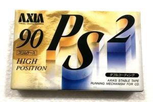 AXIA PS 2 90 casete de audio vintage cinta en blanco sellada Hecho en Japón Tipo II - Imagen 1 de 2