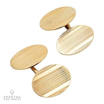 Tiffany & Co. 14kt Yellow Gold Cufflinks - Image 1 of 3