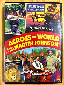 Across the World with Mr. and Mrs. Martin Johnson (1930) (DVD 2022 B&W MOD VG) - Picture 1 of 3