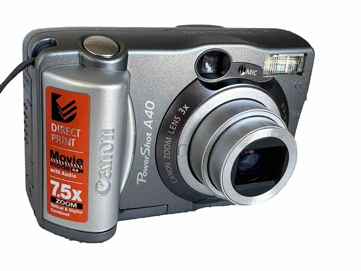 Canon PowerShot A40 1-2.9MP Digital Cameras for Sale - eBay