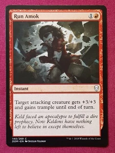 Magic The Gathering DOMINARIA RUN AMOK red card MTG - Picture 1 of 2
