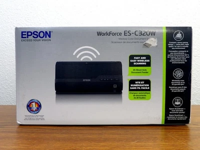 Epson ES-C320W Wireless Compact Desktop Document Scanner - Image 1 of 4