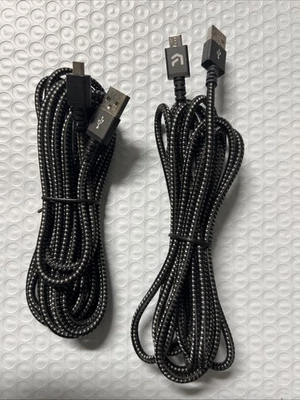 2X per Sony PS4 Controller Wireless USB VELOCE Cavo di Ricarica Cavo di Ricarica 10 FT - Immagine 1 di 4