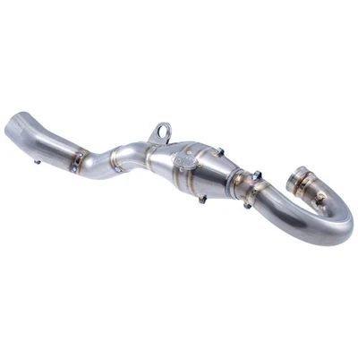 Tubo de cabezal megabomba de acero inoxidable FMF para Husqvarna FE 350 S 2020-2023 Foto 1 de 2