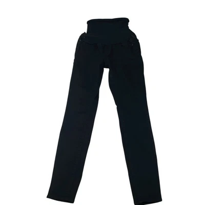 Articles of Society Maternity Jeans Women's 31 Black Over Belly Skinny Stretch - Image 1 of 4