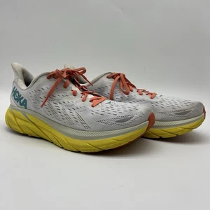 Hoka One One Mens Clifton 8 1119393 BDBI White Running Shoes Sneakers Size 11 D - Bild 1 von 9