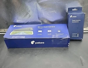NEW Pelsee P12 Pro 4K Mirror Dash Cam 12 Rear View Mirror Camera Smart Driving - Picture 1 of 7