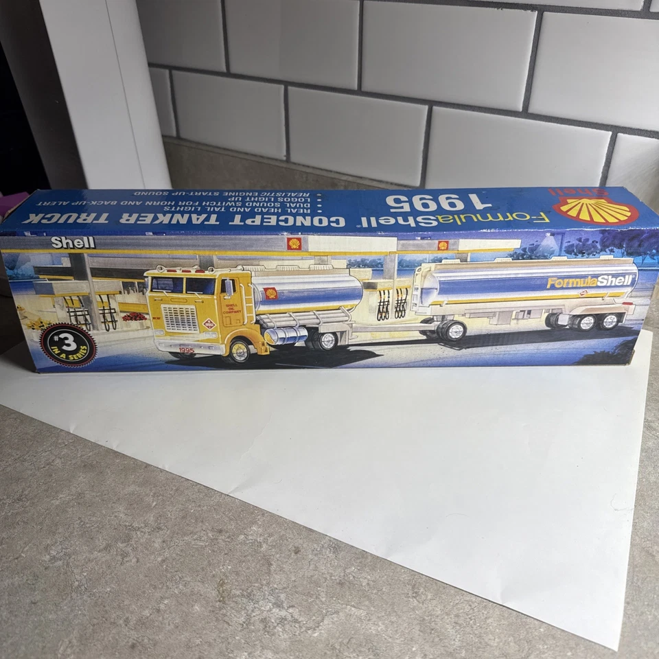 1995 Formula Shell Concept Танкер Грузовик с Светом и Звуками Трактор Прицеп - Изображение 1 из 4