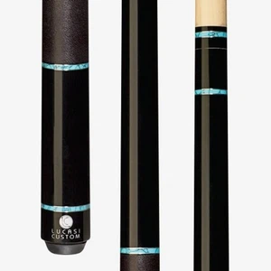 Taco de billar Lucasi LZD5 Zero Flexpoint - envoltura de lino negro turquesa Recon | Garantía - Imagen 1 de 5