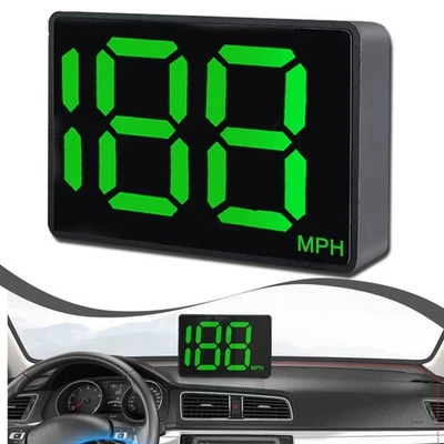 Car Digital HUD Speedometer Head Up Display for MPH Fast Speed Refresh Rate - Image 1 of 4