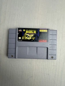 The Incredible Hulk (1994) - SNES - Authentic - Tested - Cartridge Only - Picture 1 of 2