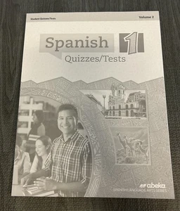NEW Abeka Spanish 1 Student Quizzes/Tests Workbook Volume 2 ONLY No Writing 2020 - Imagen 1 de 7
