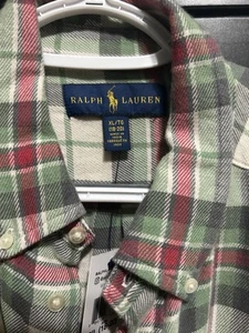Polo Ralph  Lauren Boys18-20XL PREPPY FLANNL Plaid Shirt Soft Cotton Check Madra - Picture 1 of 11