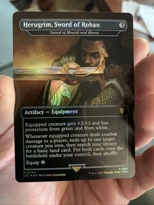 Mtg Herugrim Sword of Rohan Foil - The Lord of the Rings M 0354 NP - Picture 1 of 1