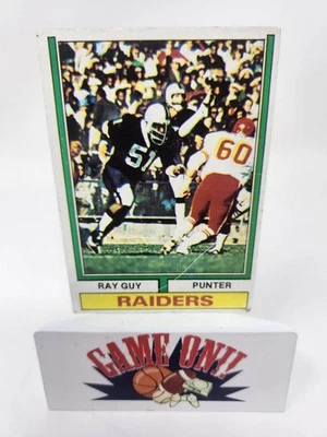 1974 Topps #219 Ray Guy RC Fair BUF - Image 1 of 2