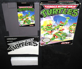 Teenage Mutant Ninja Turtles (Nintendo NES, 1989) Complete in Box CIB TMNT