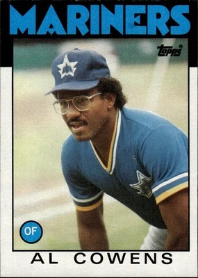 1986 Topps #92 Al Cowens Seattle Mariners - Image 1 of 2
