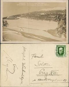 Spindlermühle Špindlerův Mlýn Krkonoše Riesengbg. Spindlerbaude Sturmhaube 1930 - Picture 1 of 3